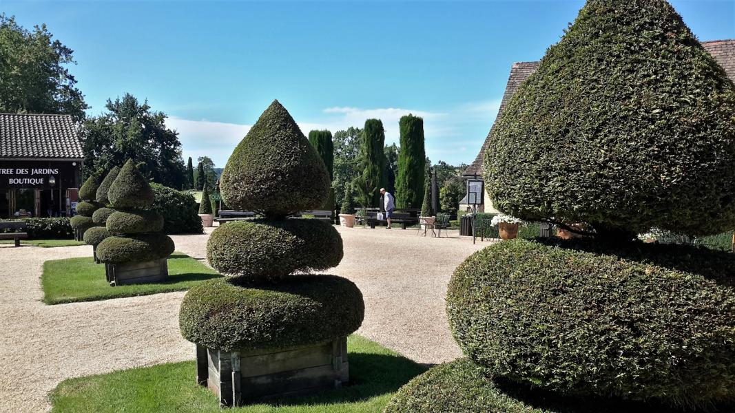 Eingang zur Gartenanlage Eyrignac 