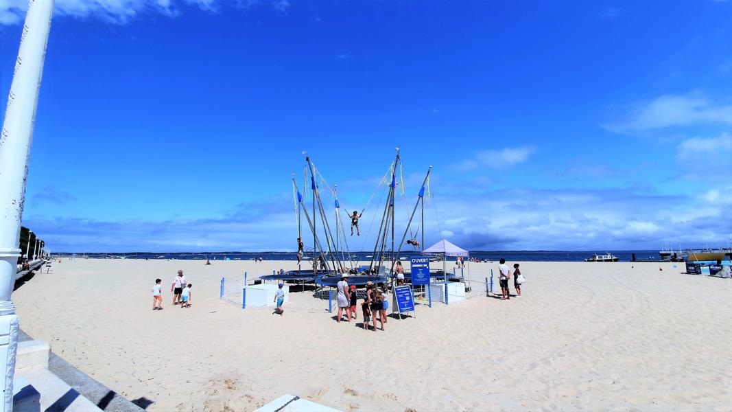 Kinderspielplatz am Strand von Arcachon