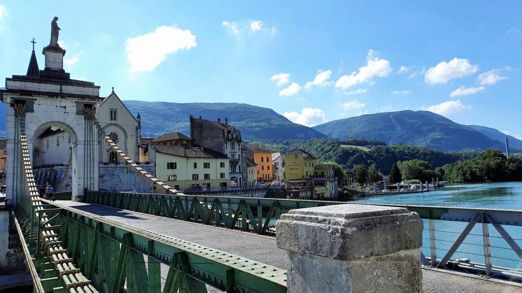 Pont de la Vierge noire in Seyssel