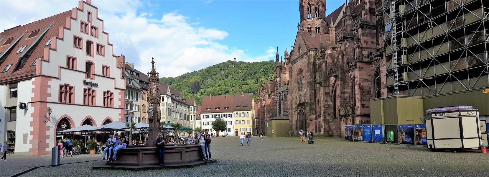 Marktplatz am Freiburger Münster