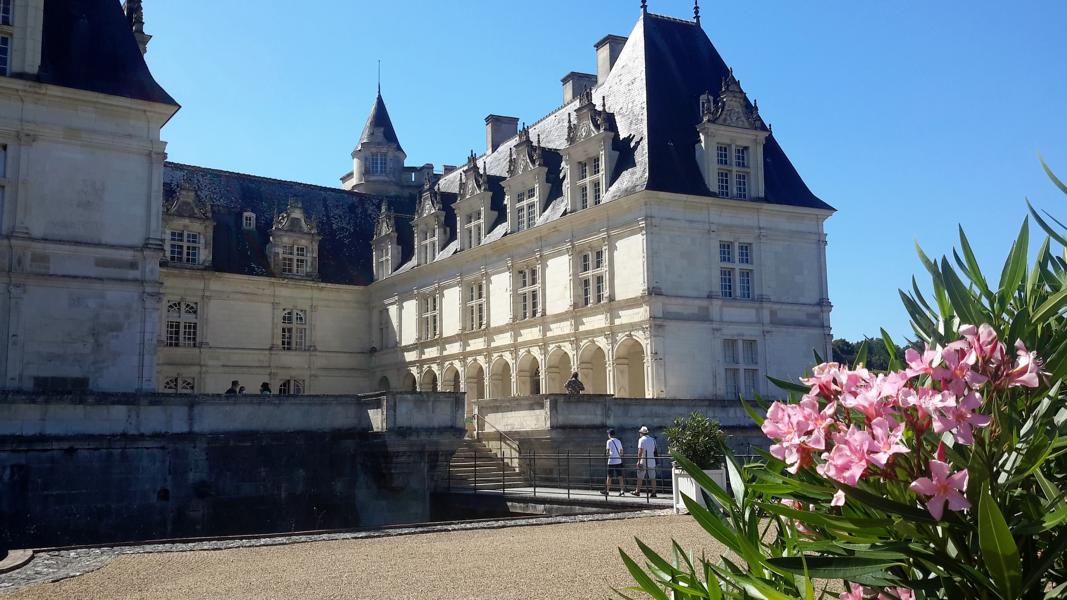 Eingang zum Schloss Villandry