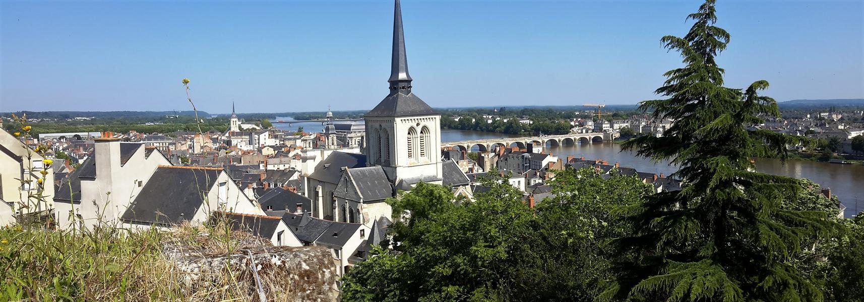 Blick über die Dächer von Saumur