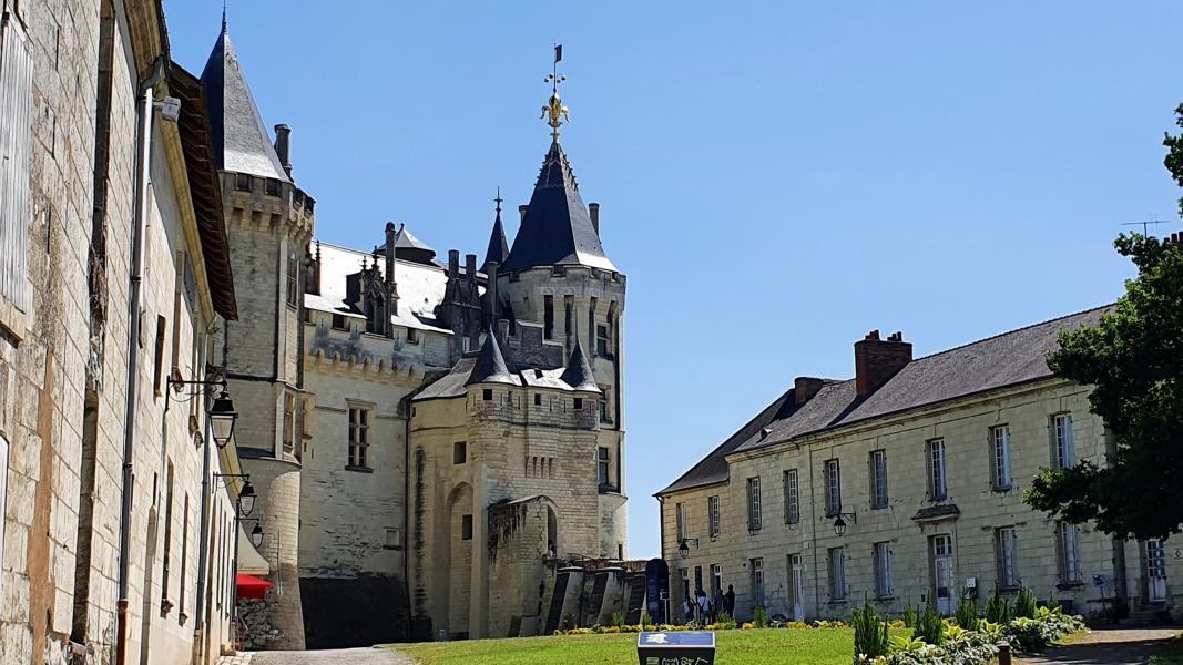 Innenhof des Chateau de Saumur