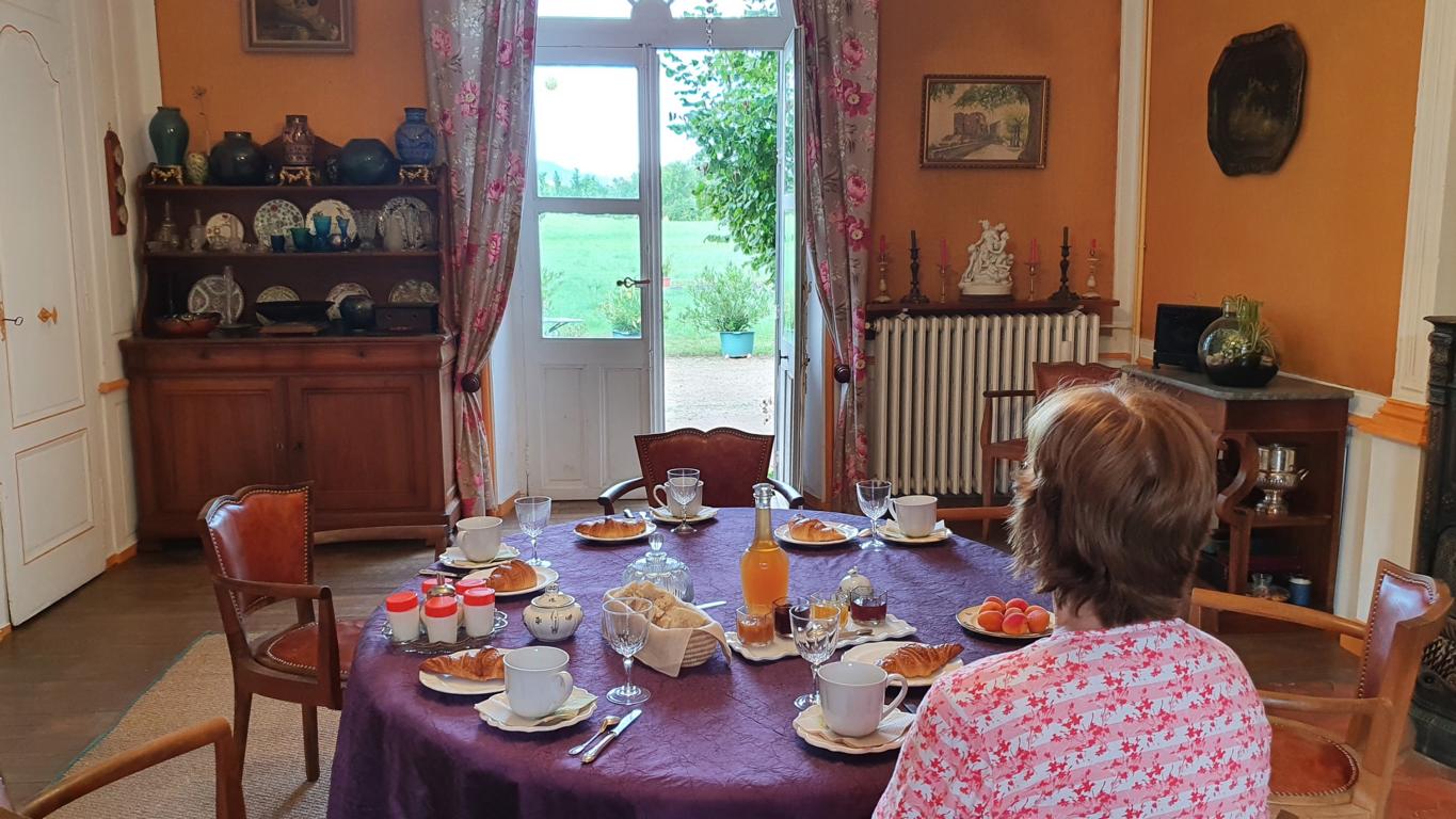 Frühstück vor Beginn der Tagestour