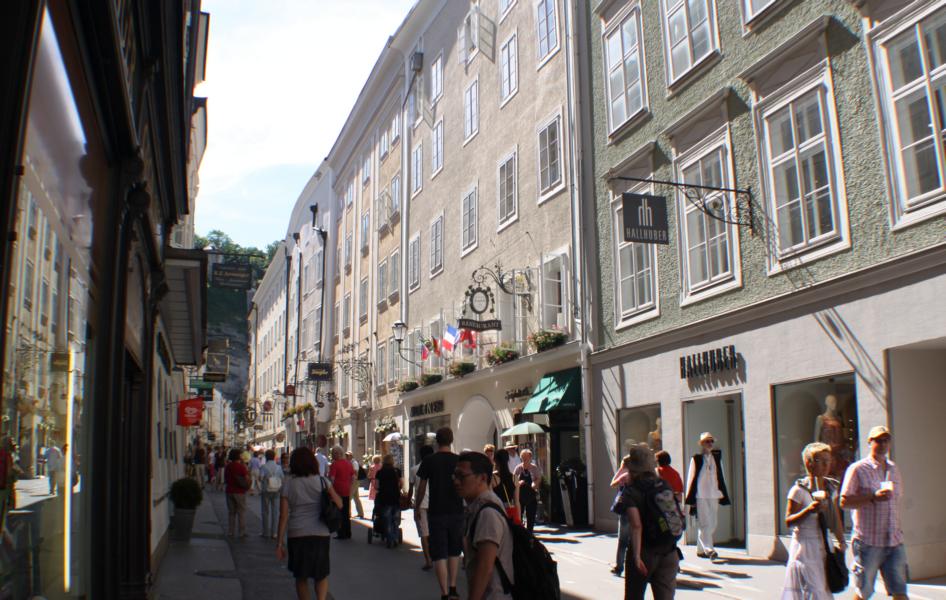 Getreidegasse in Salzburg