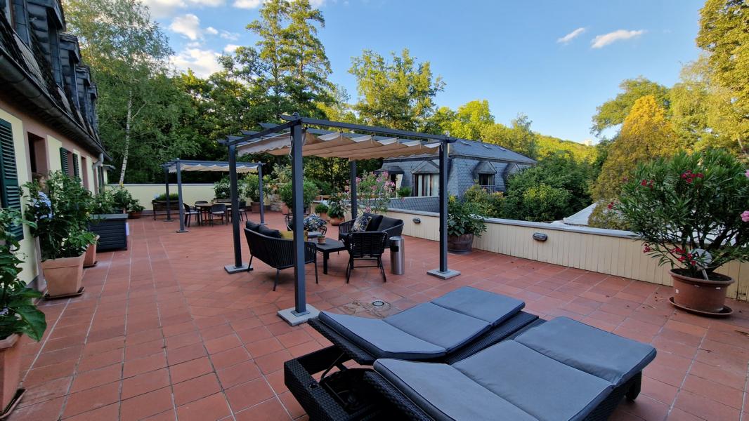 Terrasse des Hotels