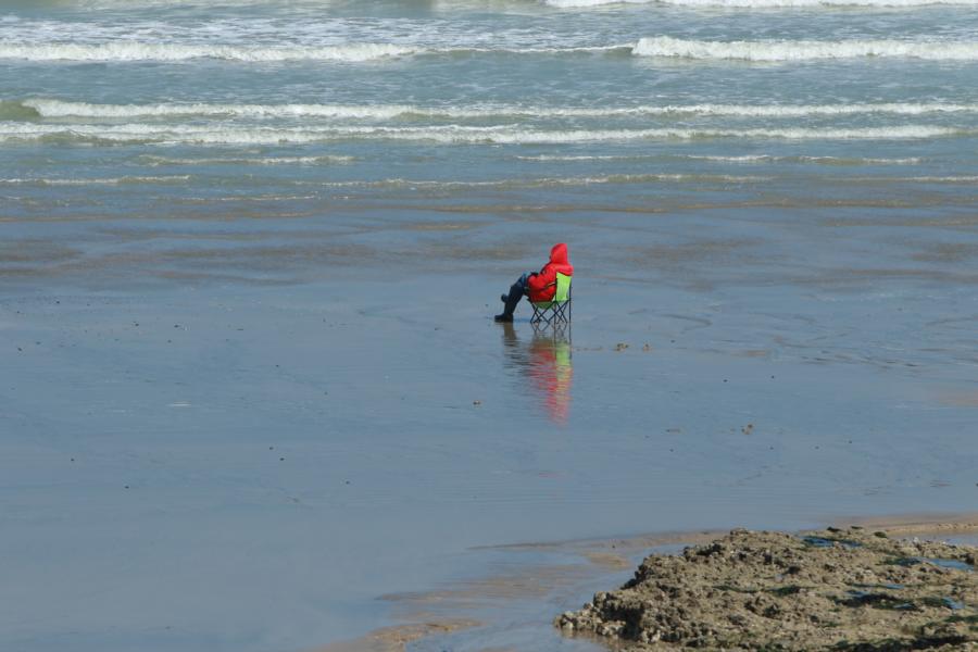 Einsamkeit am Strand