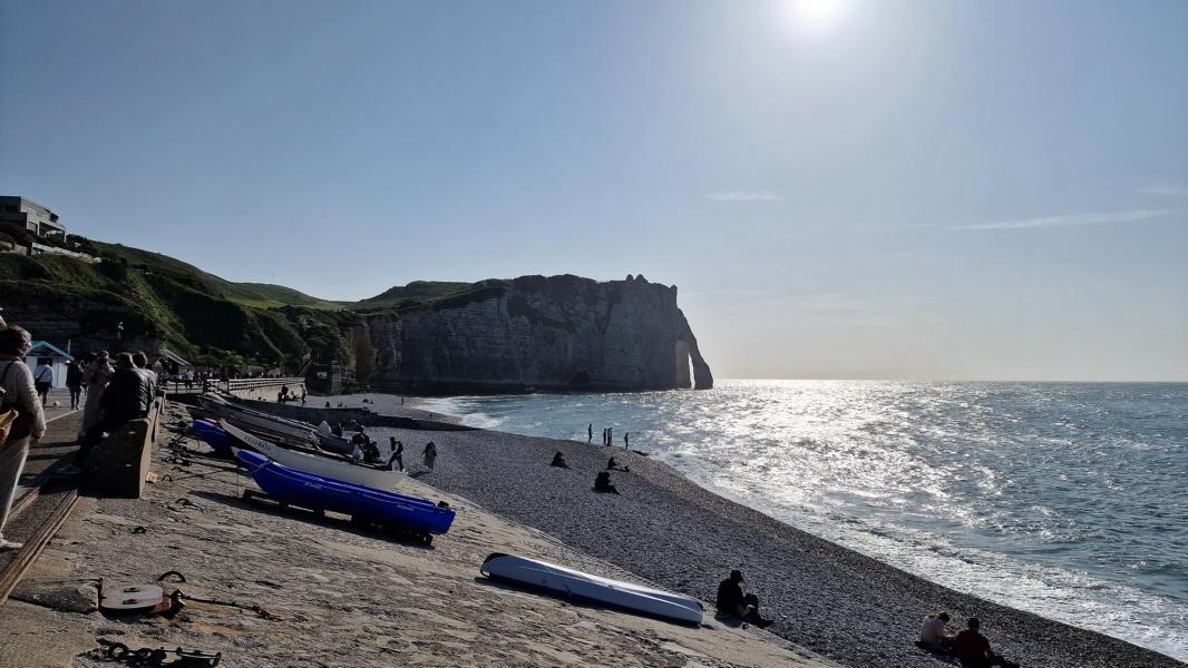 Strand von Etretat