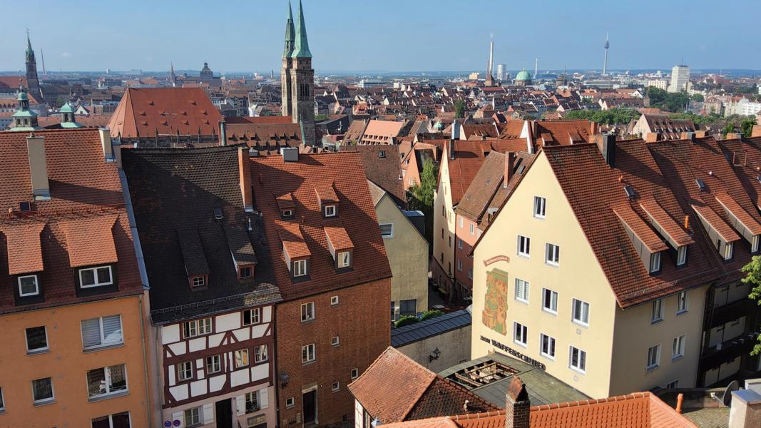 Blick auf die Stadt