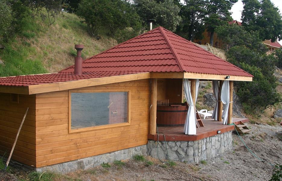 Zur Lodge gehörte auch dieses Freibad, das wir auch nutzten.