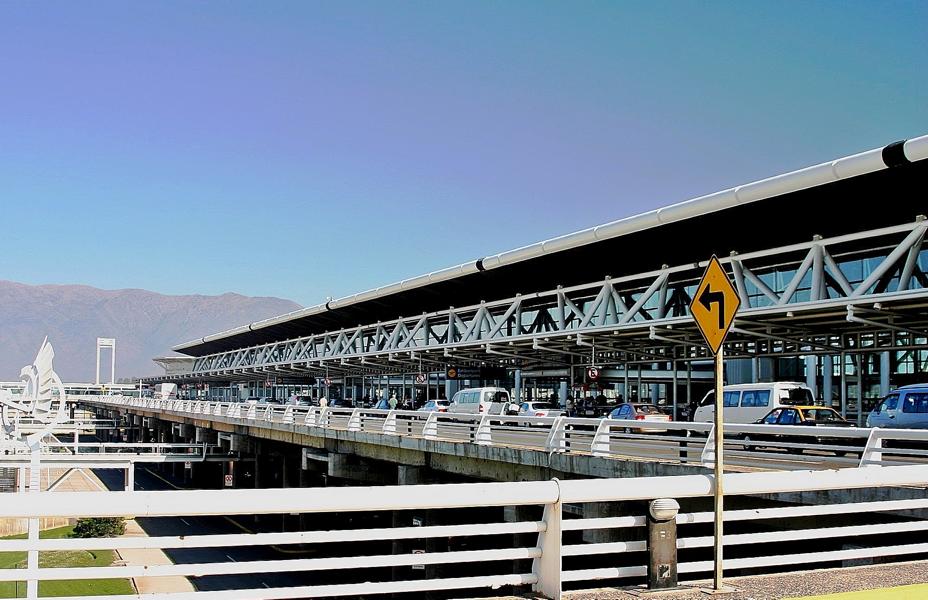 Abflughalle des Internationalen Airports von Santiago de Chile.