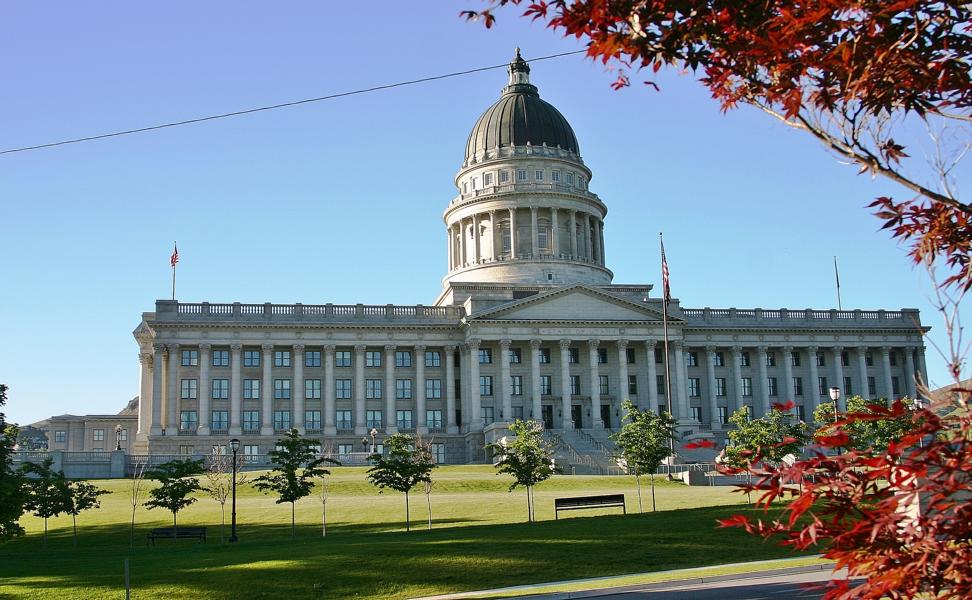 Das Kapitol von Salt Lake City ist der Sitz des Obersten Gerichtshofes und des Parlaments von Utah.