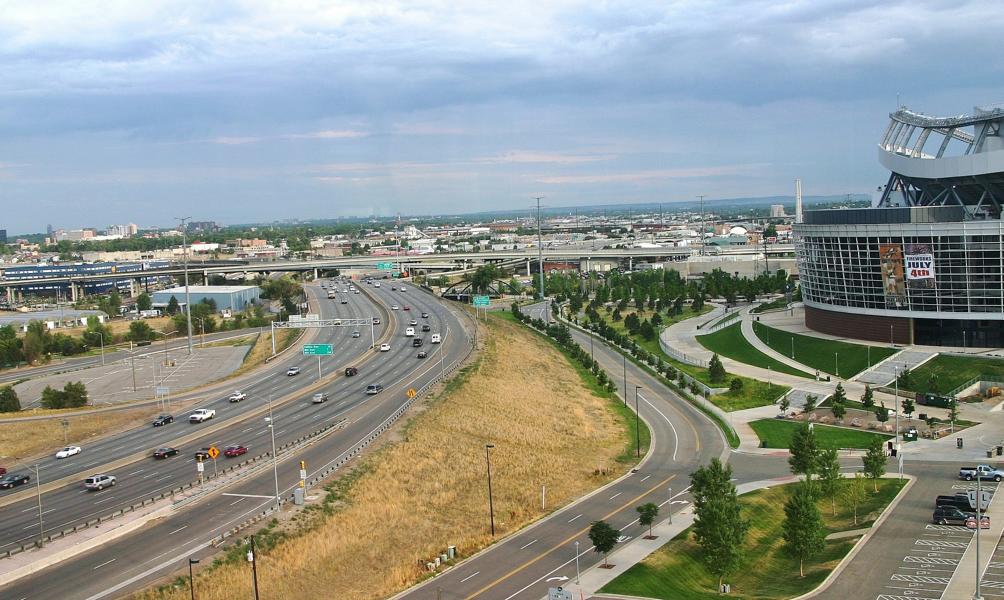 Auf dieser Autobahn fuhren wir vom Hotel aus zum Flughafen von Denver.