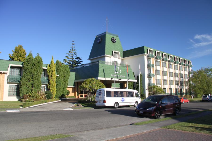 Unser Hotel in Rotorua.