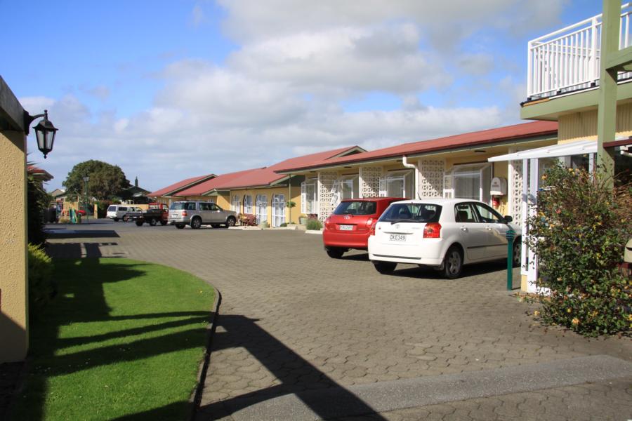 Tower Lodge in Invercargill, wo wir übernachteten.