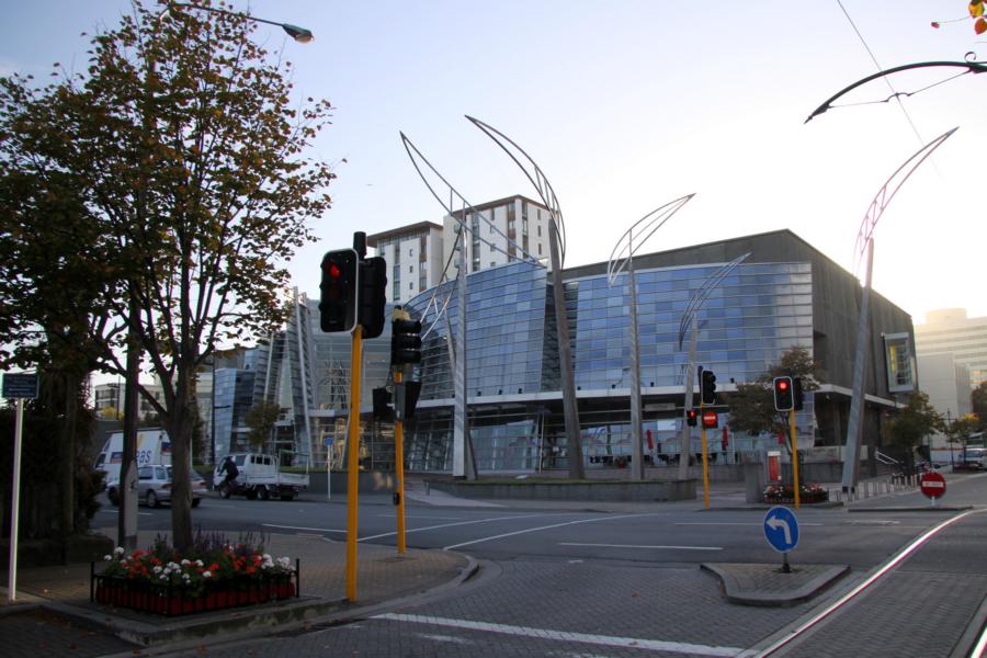 Modernes Museum der Stadt.