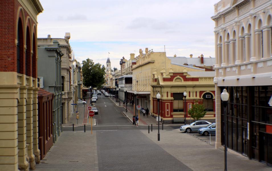 Fremantle verfügt über viele sehr schön restaurierte Häuser.