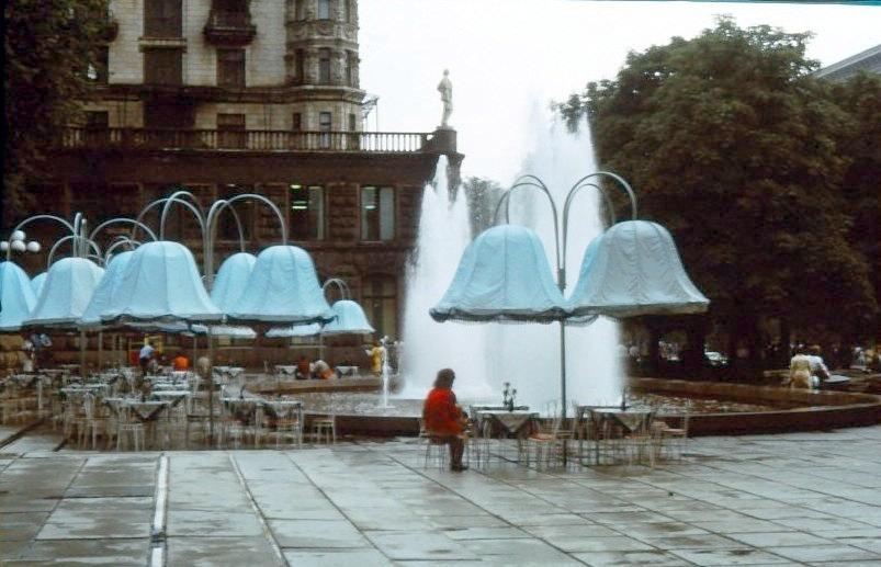 Eiscafe am Chreschtschatyk.