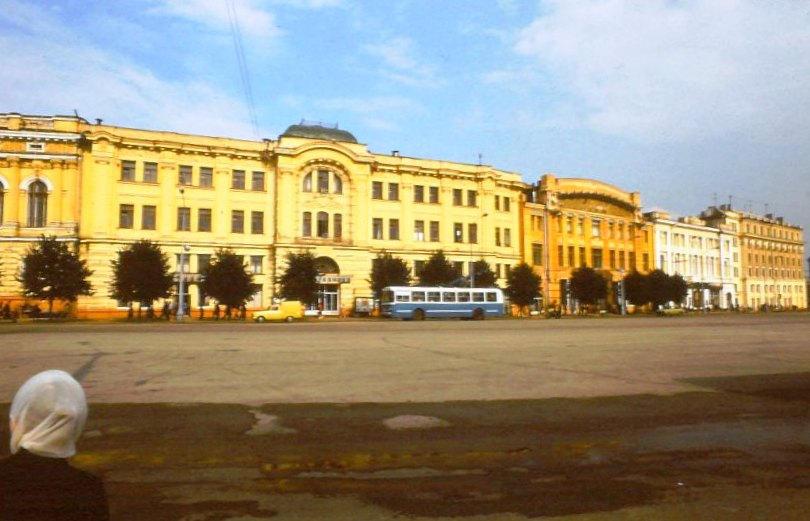 Restaurierter Straßenzug.