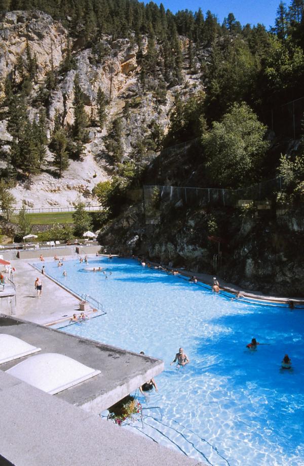 Die Radium Hot Springs.  