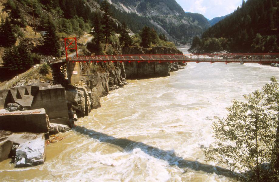 Brücke am Höllentor, die man nutzen kann.