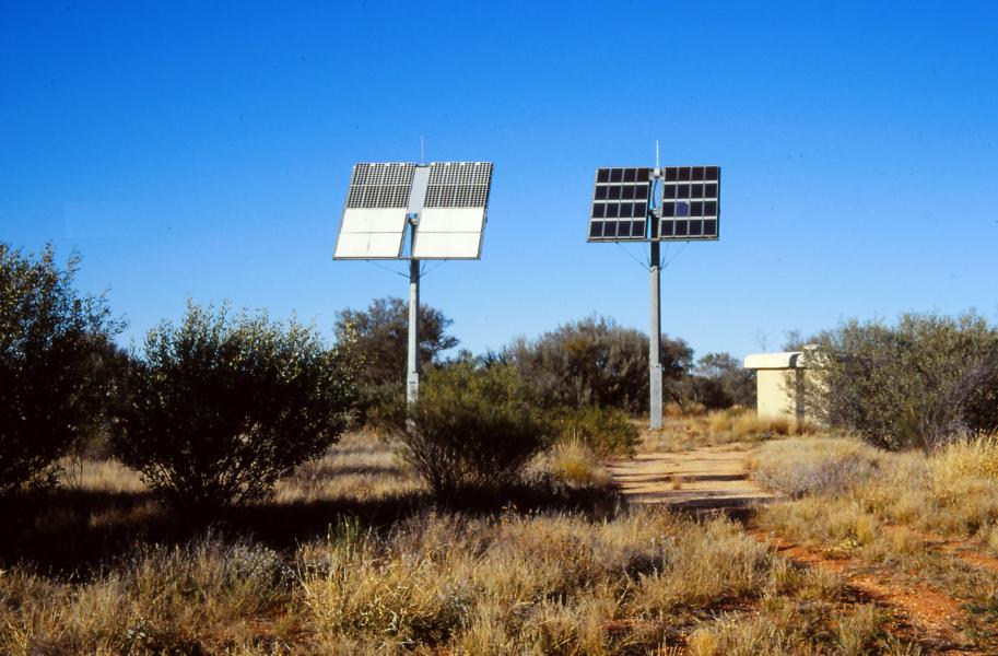 Mit Solartechnik zum elektrischen Strom inmitten des Outbacks.