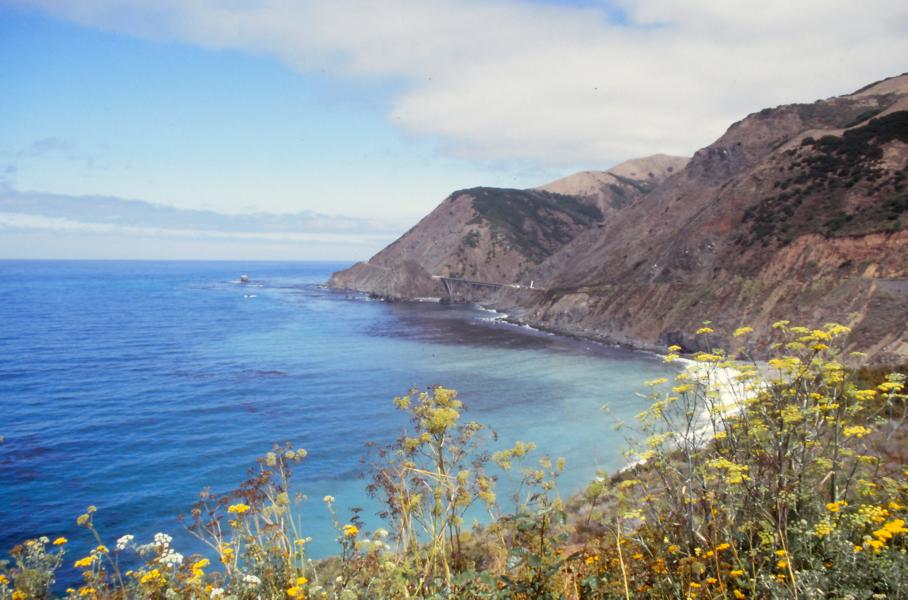 Highway 1 zwischen San Francisco und Los Angeles. 