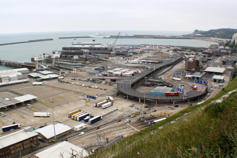 Fährhafen von Dover.