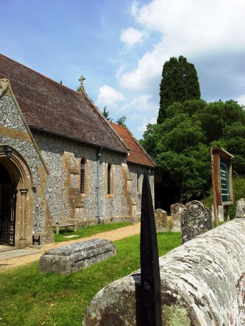 Kirche im Gelände Hinton Ampner.