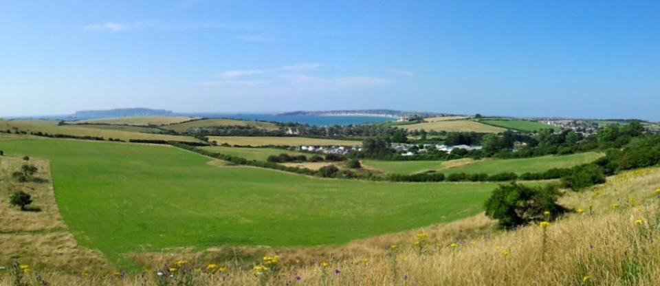 Liebliche Landschaft im Cornwall.