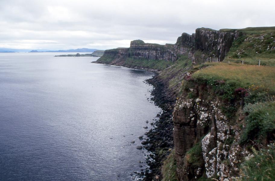 Kilt Rock auf der Insel Skye.