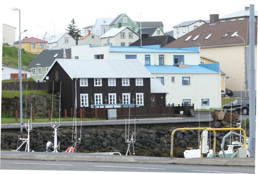 Altes Holzhaus in Stykkisholmur