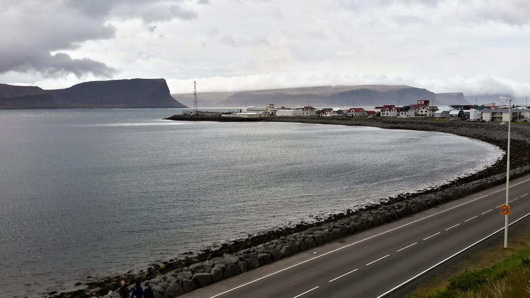 Blick auf Patreksfjördur